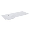 Elita SKAPPA Umywalka 120 bez otworu LEWA (60+60) CERAMICZNA WHITE 146040/RE041201068060